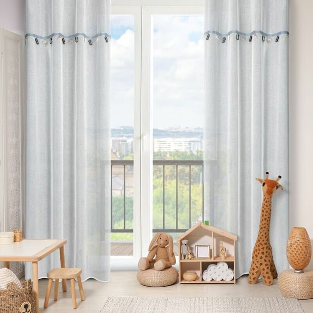 Záclona 140x250 cm Vehicle (bílá)