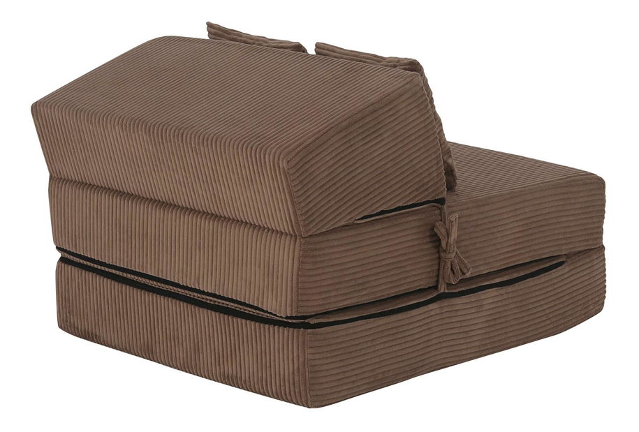 Rozkládací křeslo Plantearan (světlohnědá)