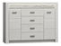 Kombinovaná komoda Nadenas N7 (bílá craft) (bez osvětlení)