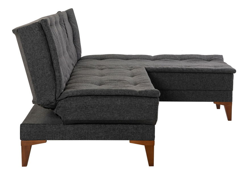 Rohová sedačka Santic (antracit)