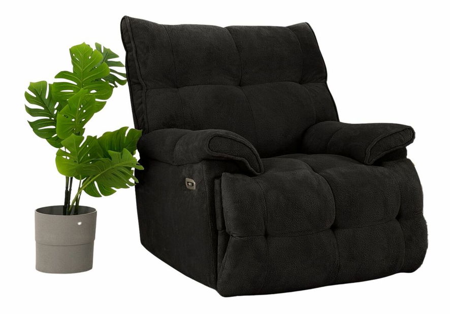 Polohovatelné křeslo Softol (antracit)