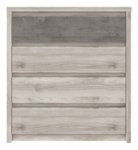 Komoda Jolene 4S (kaštan nairobi + onyxová)