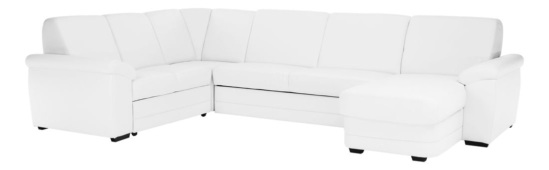 Rohová sedací souprava U Zrim (bílá) (P)