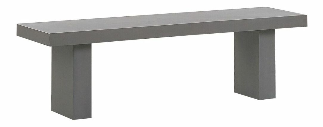 Zahradní lavice TONUTO II (beton) (šedá)