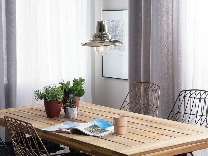 Závěsná lampa Petare (stříbrná)