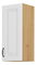 Horní kuchyňská skříňka Sheila 30 G 72 1F (dub artisan + bilá)
