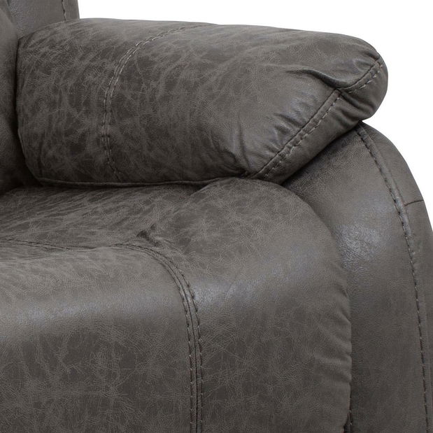 Polohovací křeslo Troquelados (šedá)