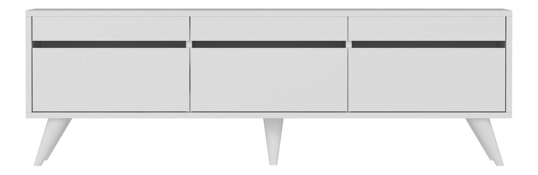 TV stolek/skříňka Siluke (bílá)