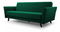 Pohovka trojsedačka Linear (tmavě zelená)
