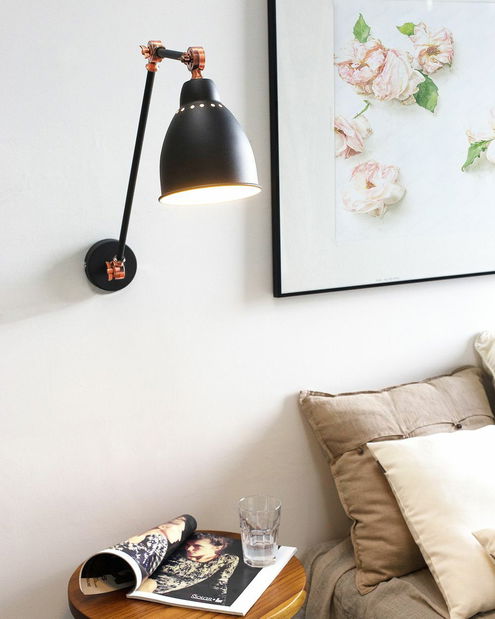 Stropní/nástěnné svítidlo Missouri L (černá)