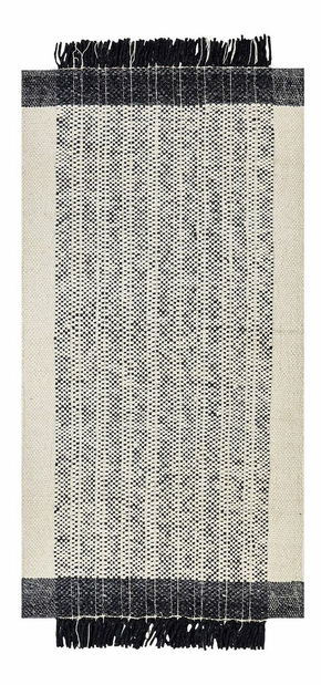 Sada 2 polštářů 40 x 80 cm Kharta (bílá)