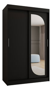 Šatní skříň 120 cm Lulu (černá)