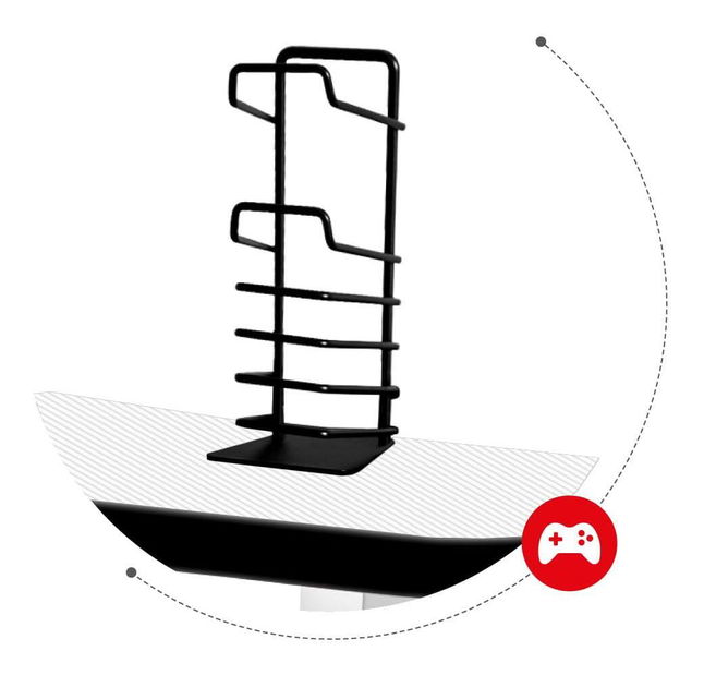PC stolek Hyperion 5.0 (černá + bílá)