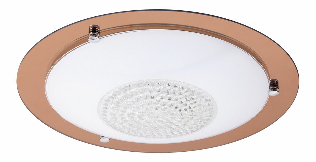 Stropní svítidlo Patricia 2467 (průhledná + růžová zlatá)