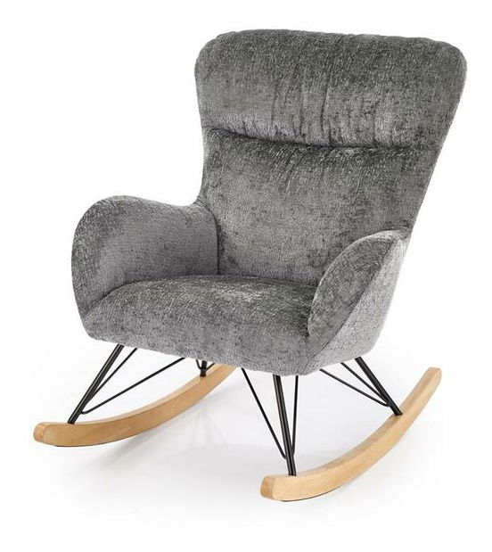 Houpací křeslo Caster (šedá)