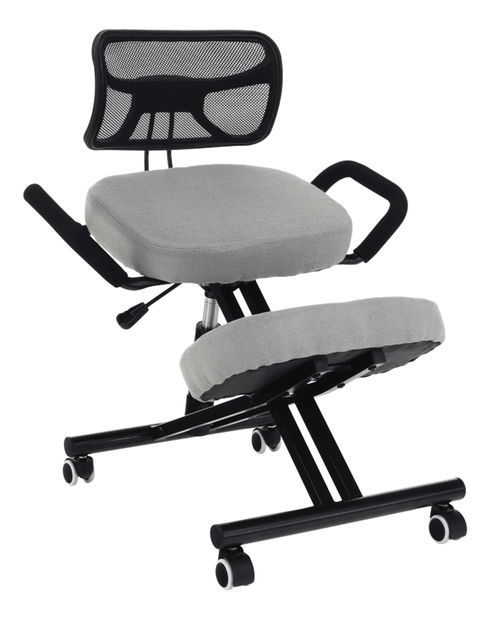 Ergonomická kancelářská židle Rusu (šedohnědá)