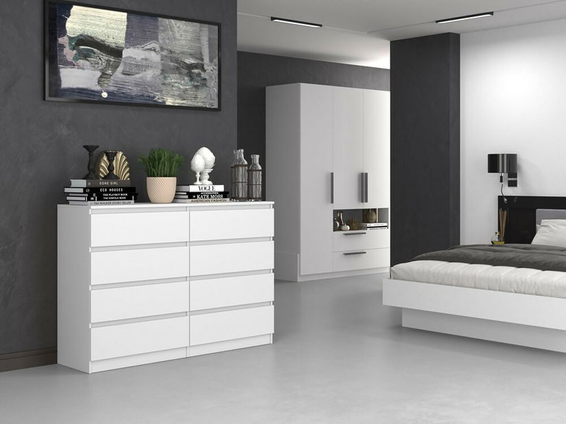 Komoda Musecalo 7 140 (bílá)