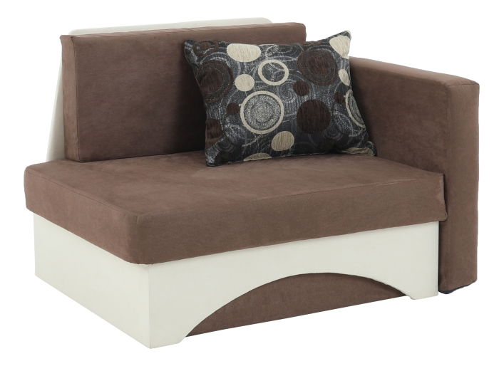 Dětská pohovka Kuboš hnědá + béžová (P)