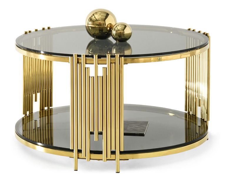 Konferenční stolek Bonanza (zlatá)