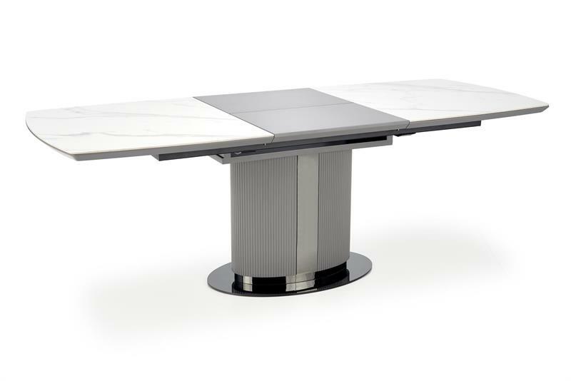 Rozkládací jídelní stůl 180-240 cm Calista (černá + dub zlatý) (pro 6 8 osob)