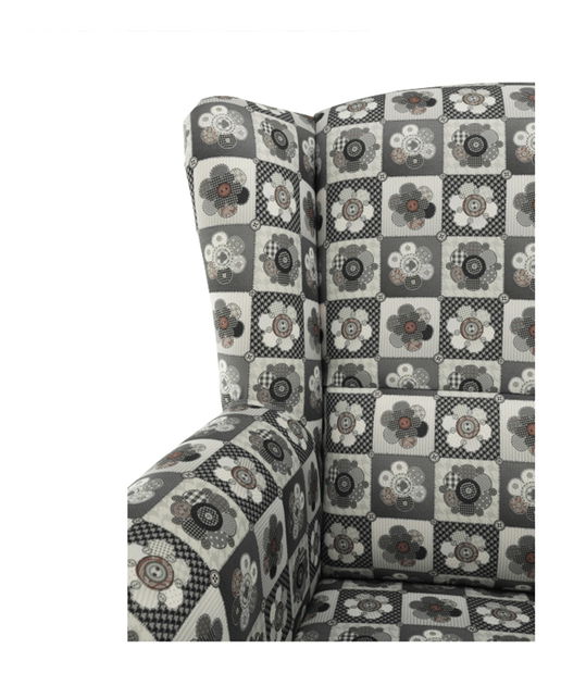 Křeslo ušák Charlie patchwork N1