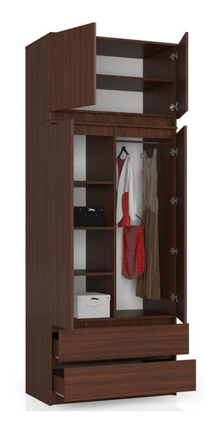 Nástavba na skříň Sashka (wenge)