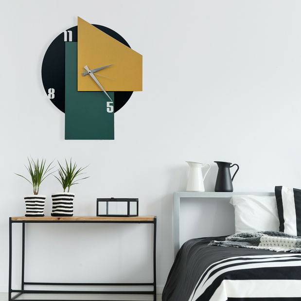 Kovové nástenné hodiny Asir Eciri