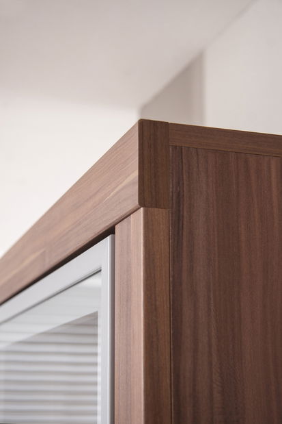 Barová skříňka Decodom Kanary Typ 10 švestka + vanilka (s osvětlením)