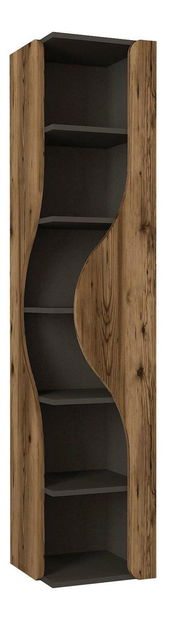 Regál Movopu 1 (bílá + zlatá)