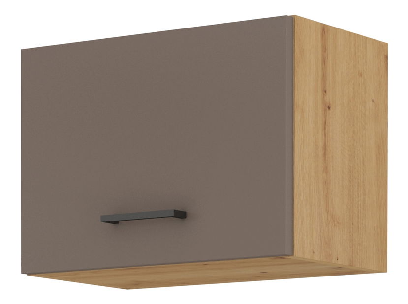 Horní kuchyňská skříňka Barb 50 GU-36 1F (dub artisan + truflová)