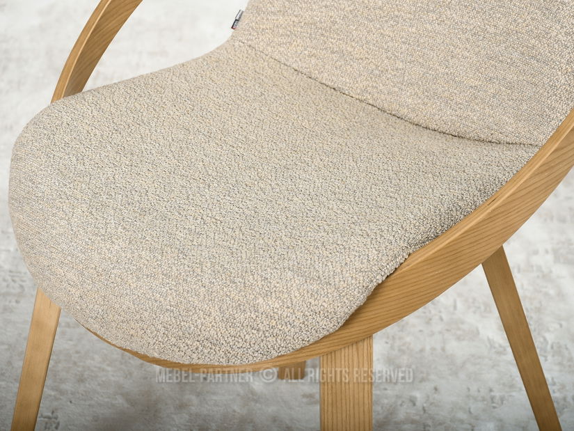 Židle Lila K (béžová + dub)