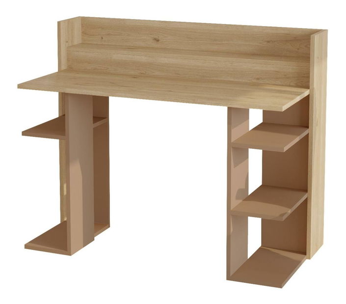  PC stolek Verbato (dub + cihlová)