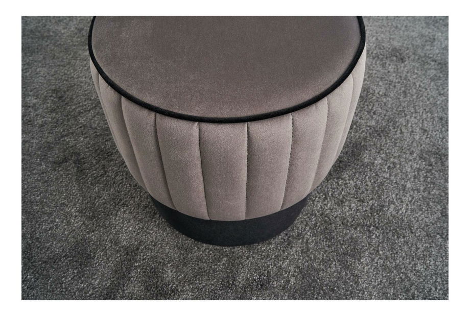 Taburetka Dolphie (šedá + černá)