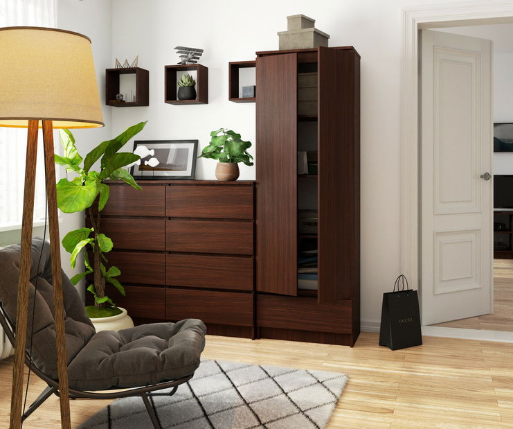 Policová skříň Renzo (wenge)