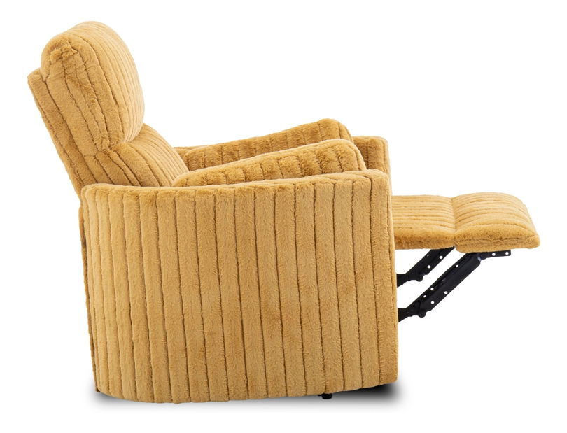 Polohovací křeslo Reunirse (hořčicová)