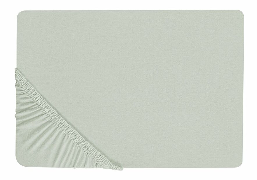 Plachta na postel 90 x 200 cm Januba (světle zelená)