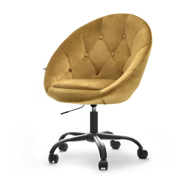 Křeslo Lush 4 (zlatá + černá)