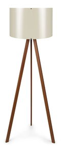 Stojanová lampa Comporollo 1 (hnědá + ecru)