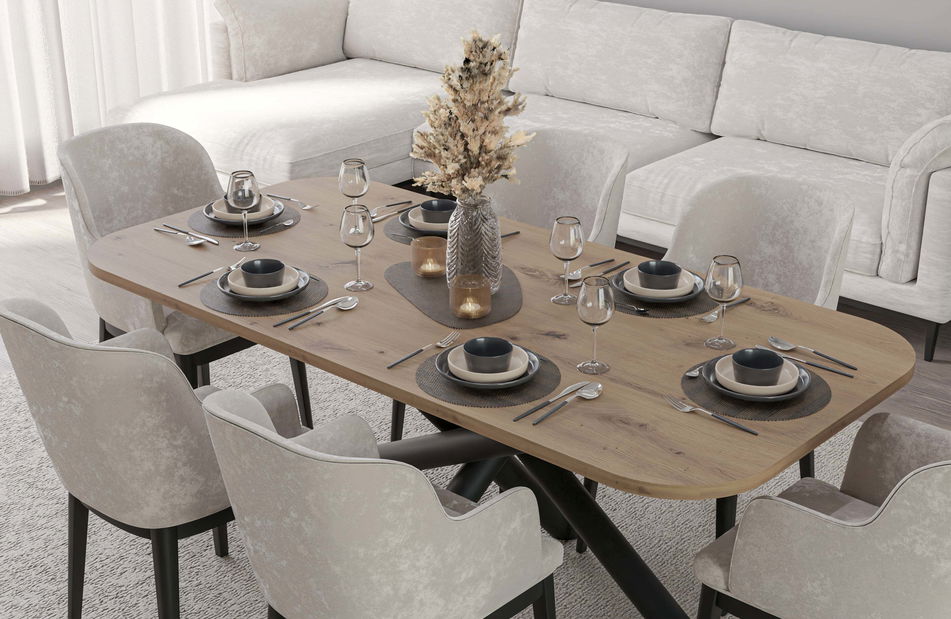 Jídelní stůl Ossla (dub artisan)