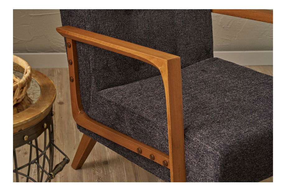 Křeslo Kramer K (antracit)