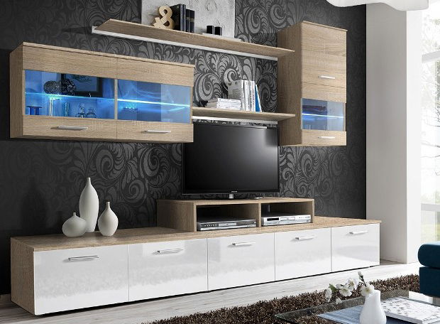 Obývací stěna Logo II 20 DSW L2 (s osvětlením)