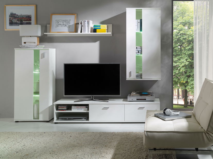 Obývací stěna Milton M3 (bílá)