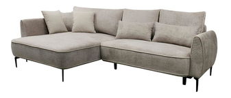 Rohová sedací souprava Montenegro (sivobéžová) (L)