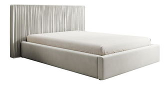 Manželská postel 180 cm Thala 180 (s roštem) (s úl. prostorem) (perleťová + černá)