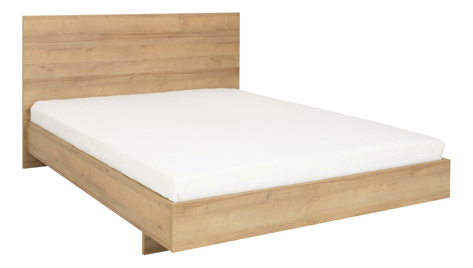 Manželská postel 160x200 cm Nustretta N08 (dub riviera)