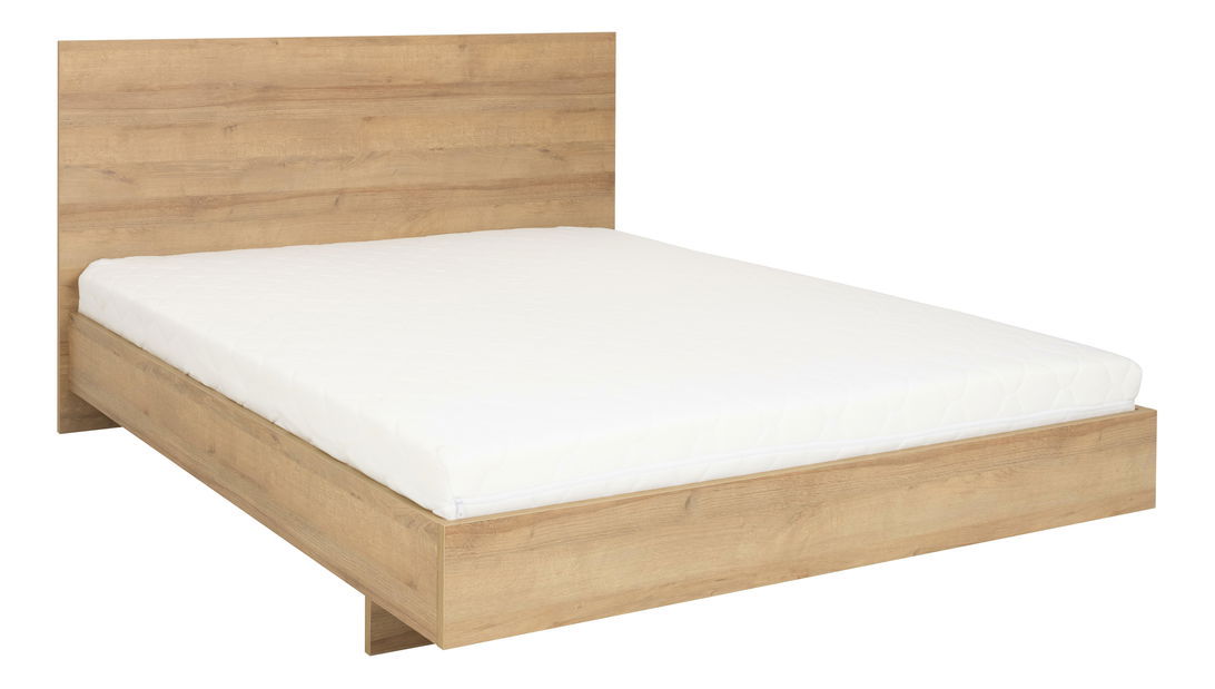 Manželská postel 160x200 cm Nustretta N08 (dub riviera)