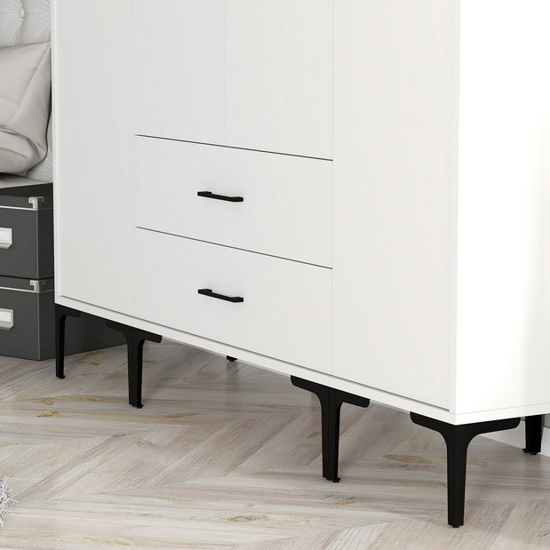 Šatní skříň Kiara STS (bílá)