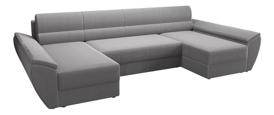 Rohová sedací souprava U Radiant U4 (šedá)