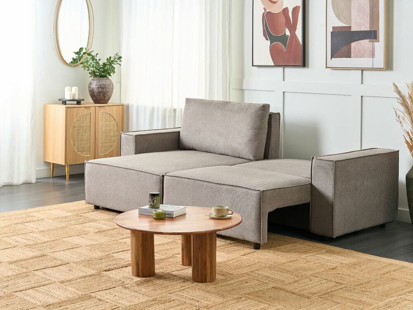 Rohová sedací souprava Karina (sivobéžová) (P)