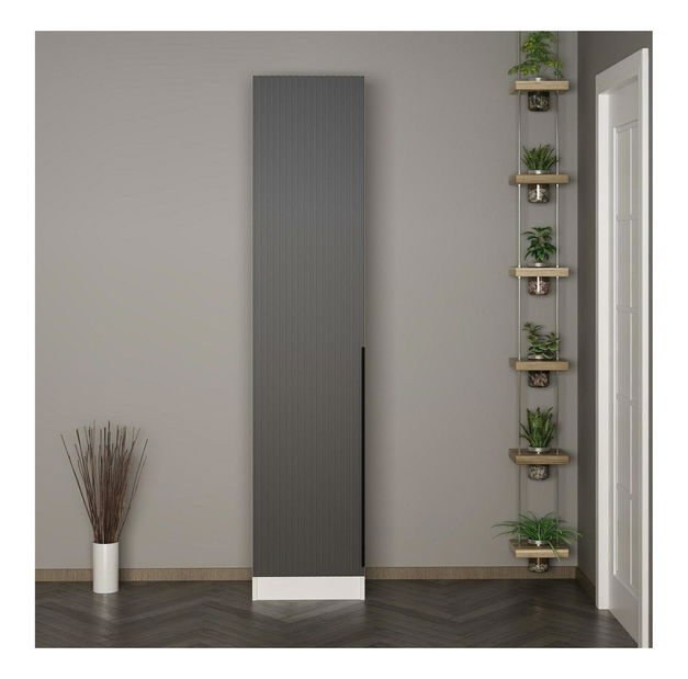 Policová skříň Nemake 41 (antracit)